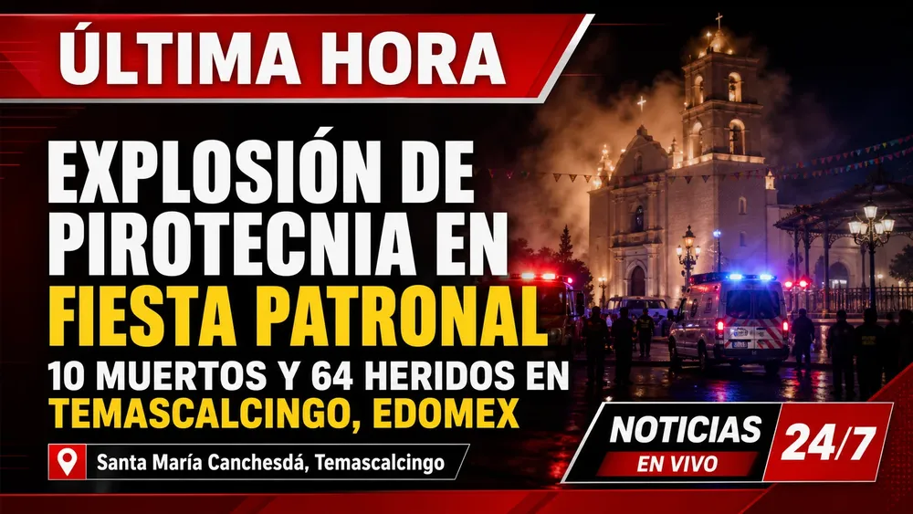 EXPLOSION PIROTECNIA