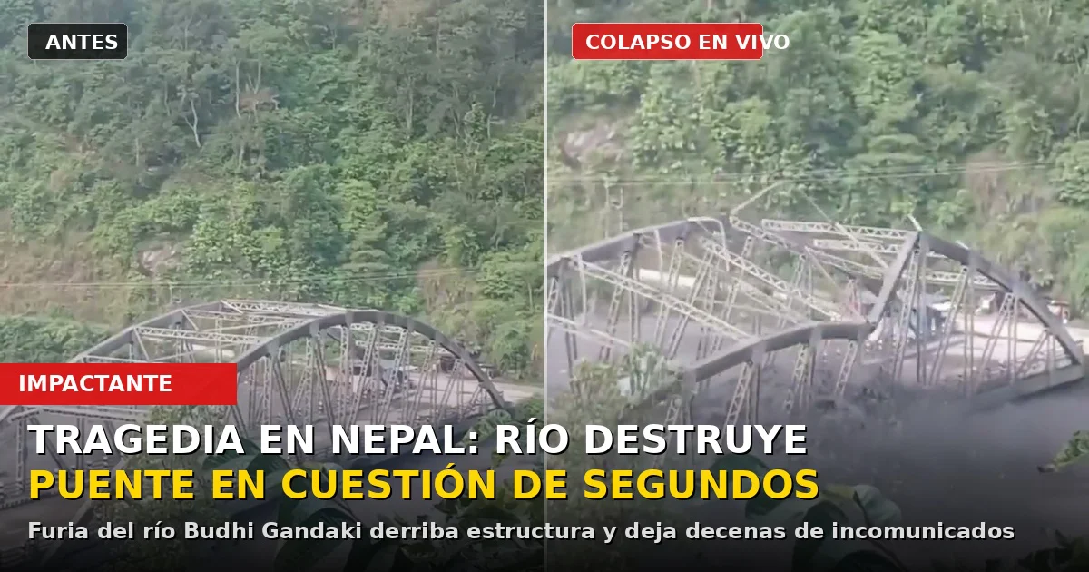COLAPSO PUENTE NEPAL