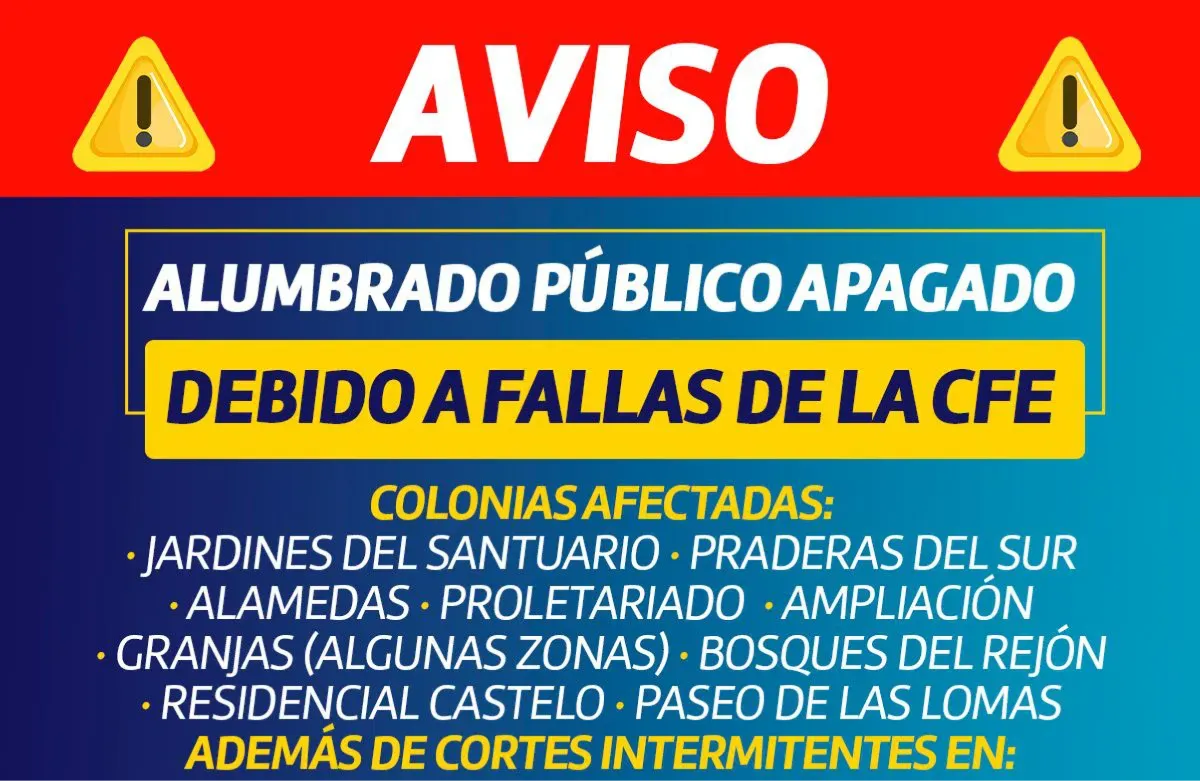ALUMBRADO PUBLICA APAGONES