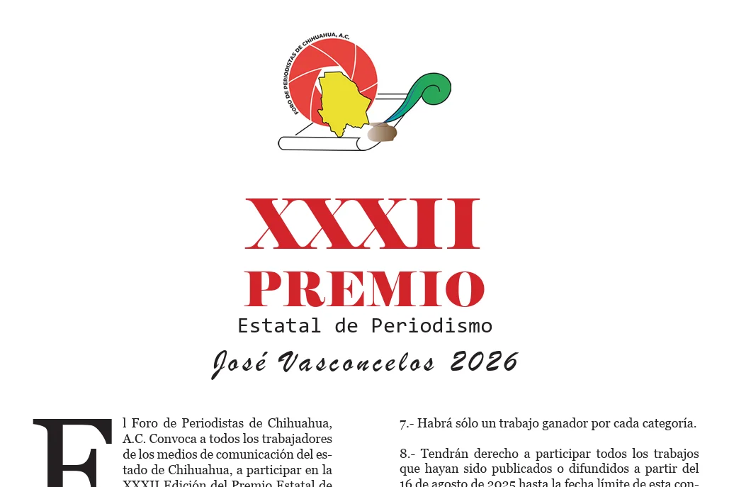 CONVOCA FORO DE PERIODISTAS
