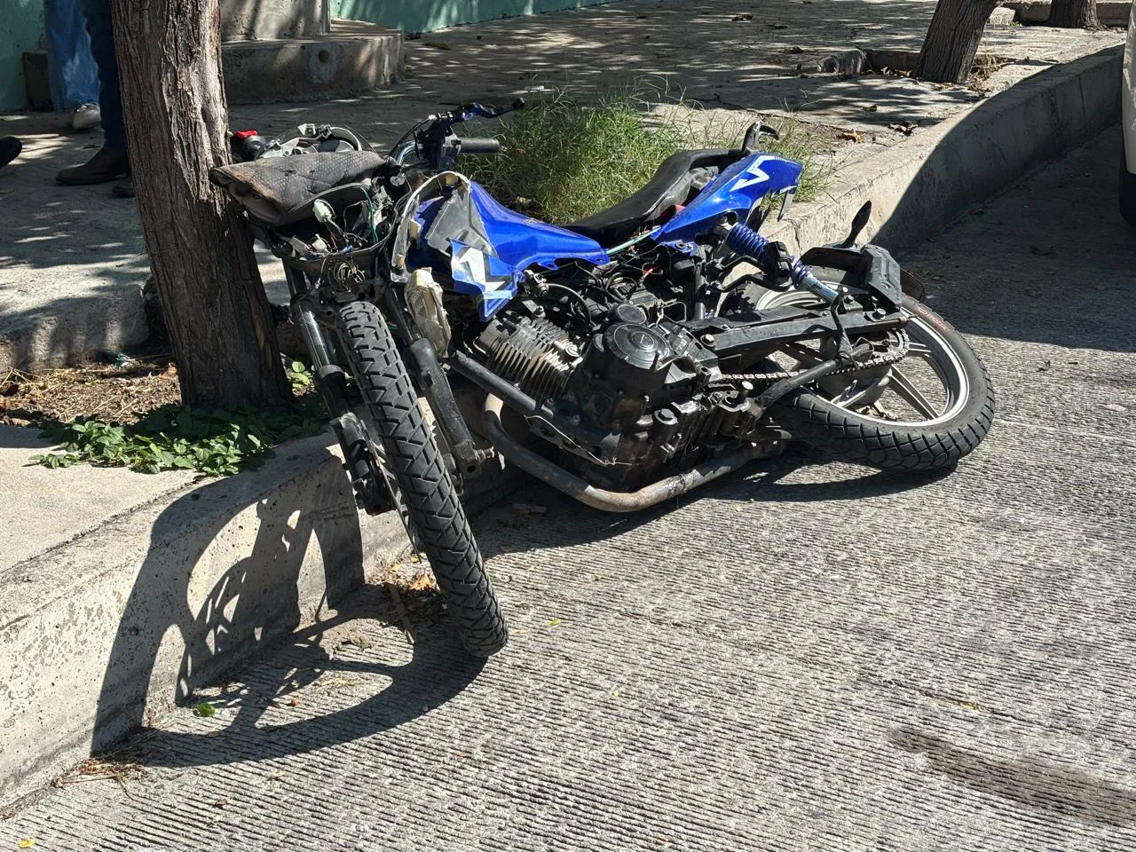 CHOQUE MOTOCICLISTA INDUSTRIAL