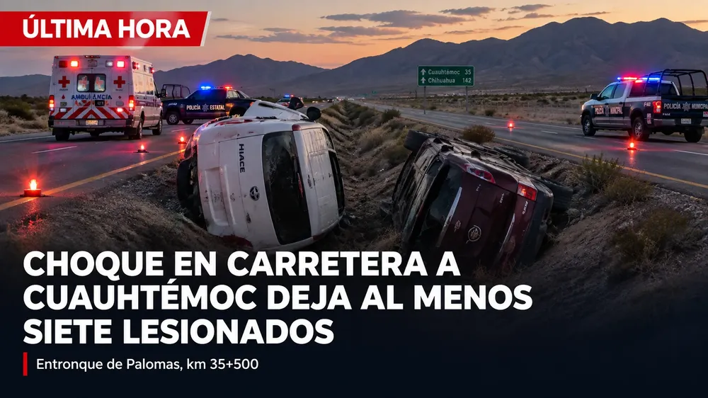 CHOQUE CARRETERA 7 LESIONADOS