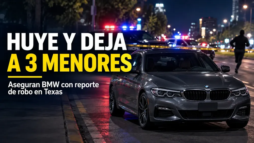 BMW ROBADO TRES MENORES