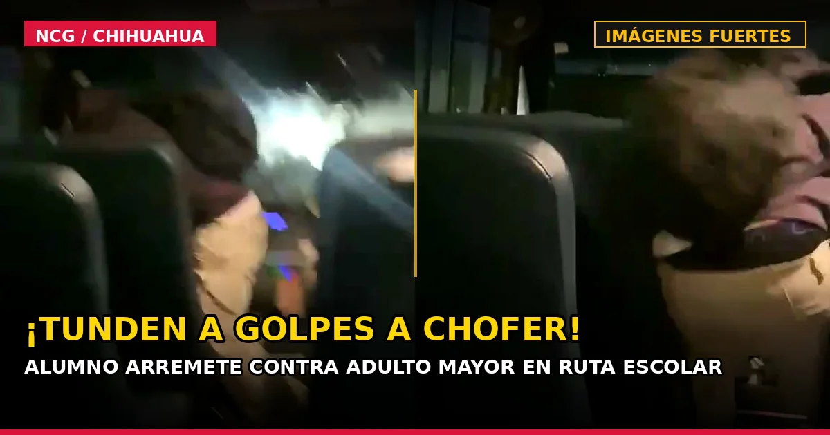 TUNDEN GOLPES CHOFER COBACH