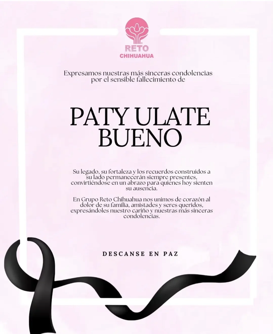 FALLECE PATY ULATE REGIDORA