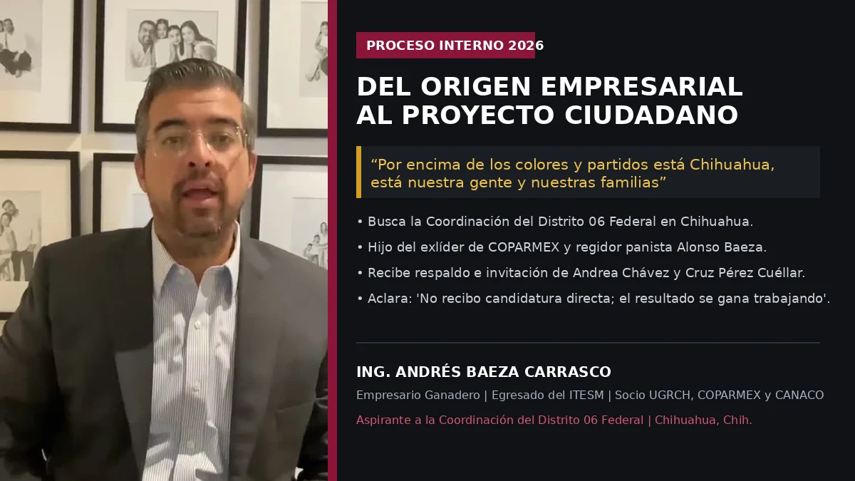 ANDRES BAEZA BUSCA CANDIDATURA