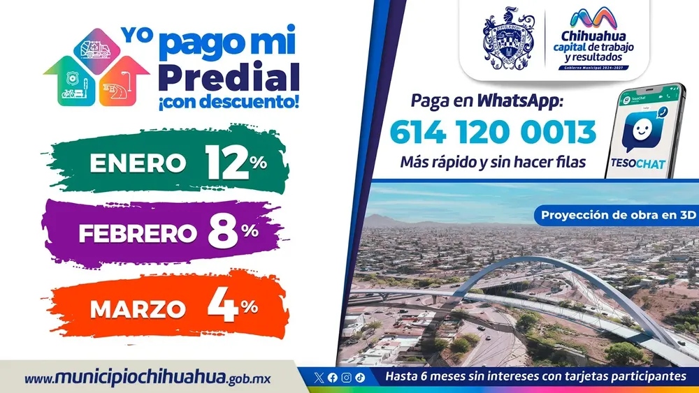 APROVECHA DESCUENTO PREDIAL