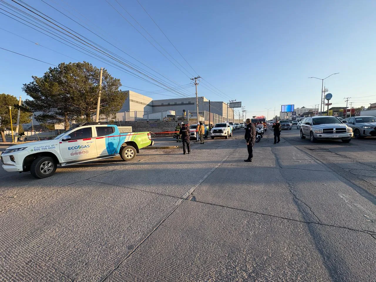 mega fuga de gas movilizacion