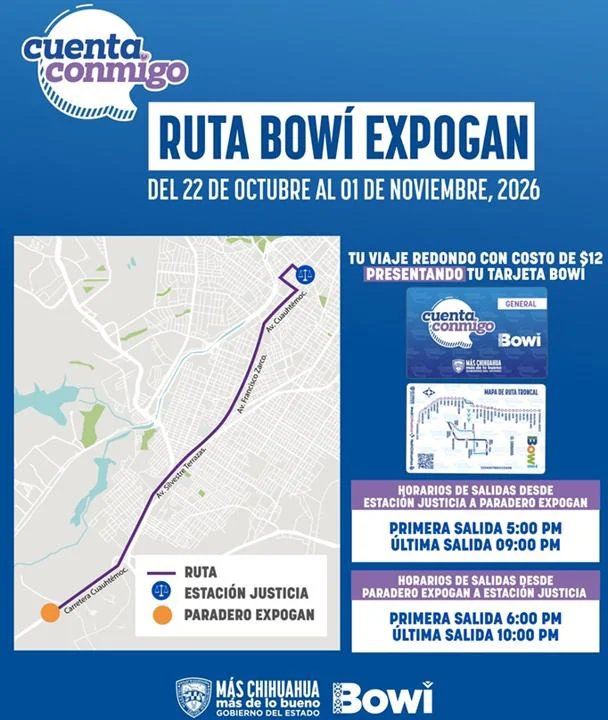 RUTA BOWI EXPOGAN2