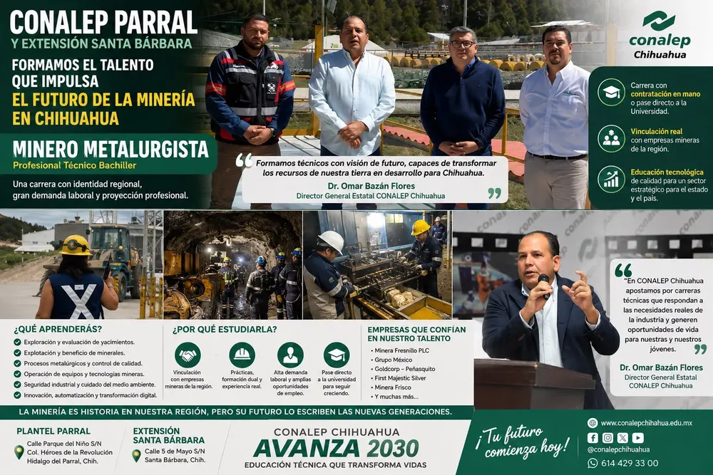 CONALEP PARRAL MINERIA