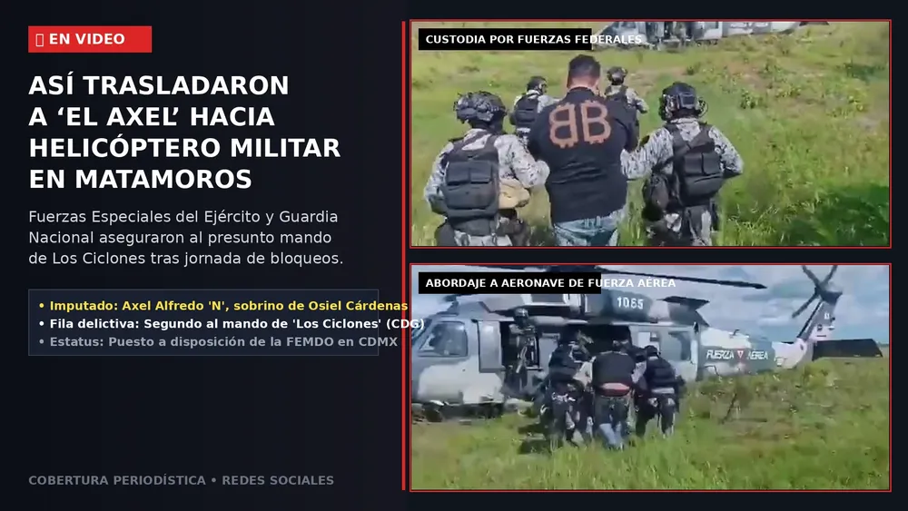 ASI TRASLADARON A EL AXEL