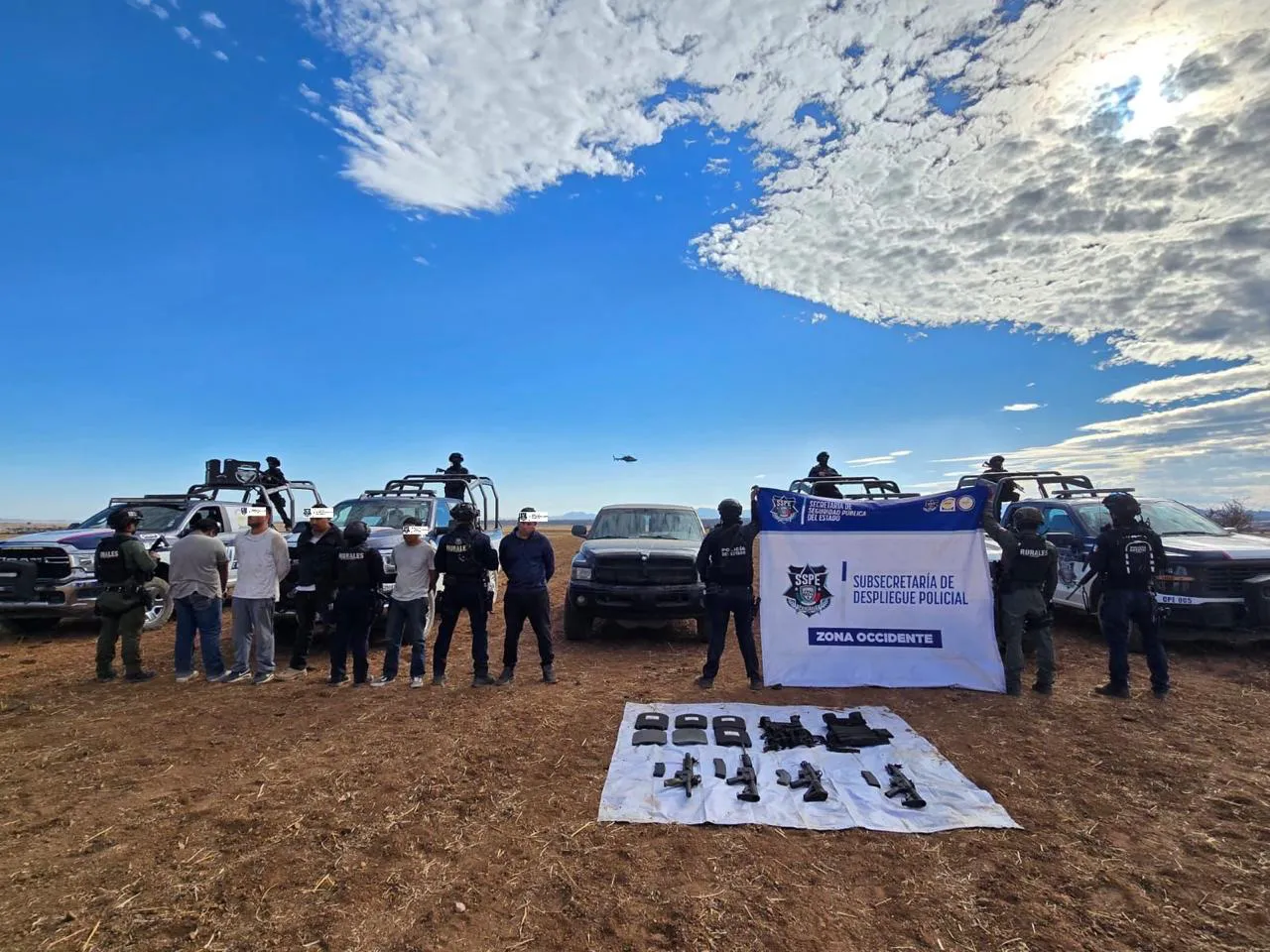 DETIENEN GRUPO ARMADO