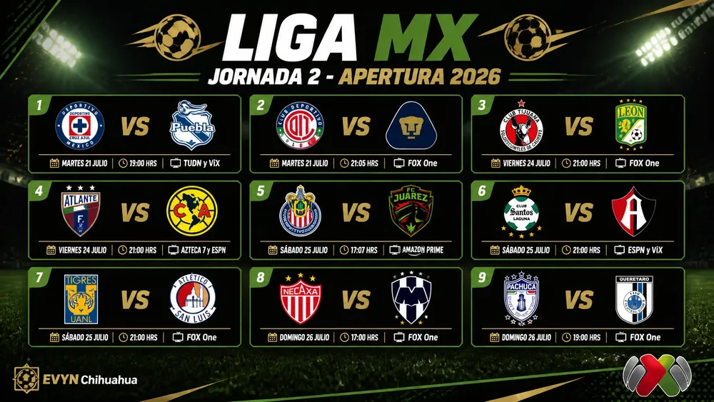 LIGA MX JORNADA 2